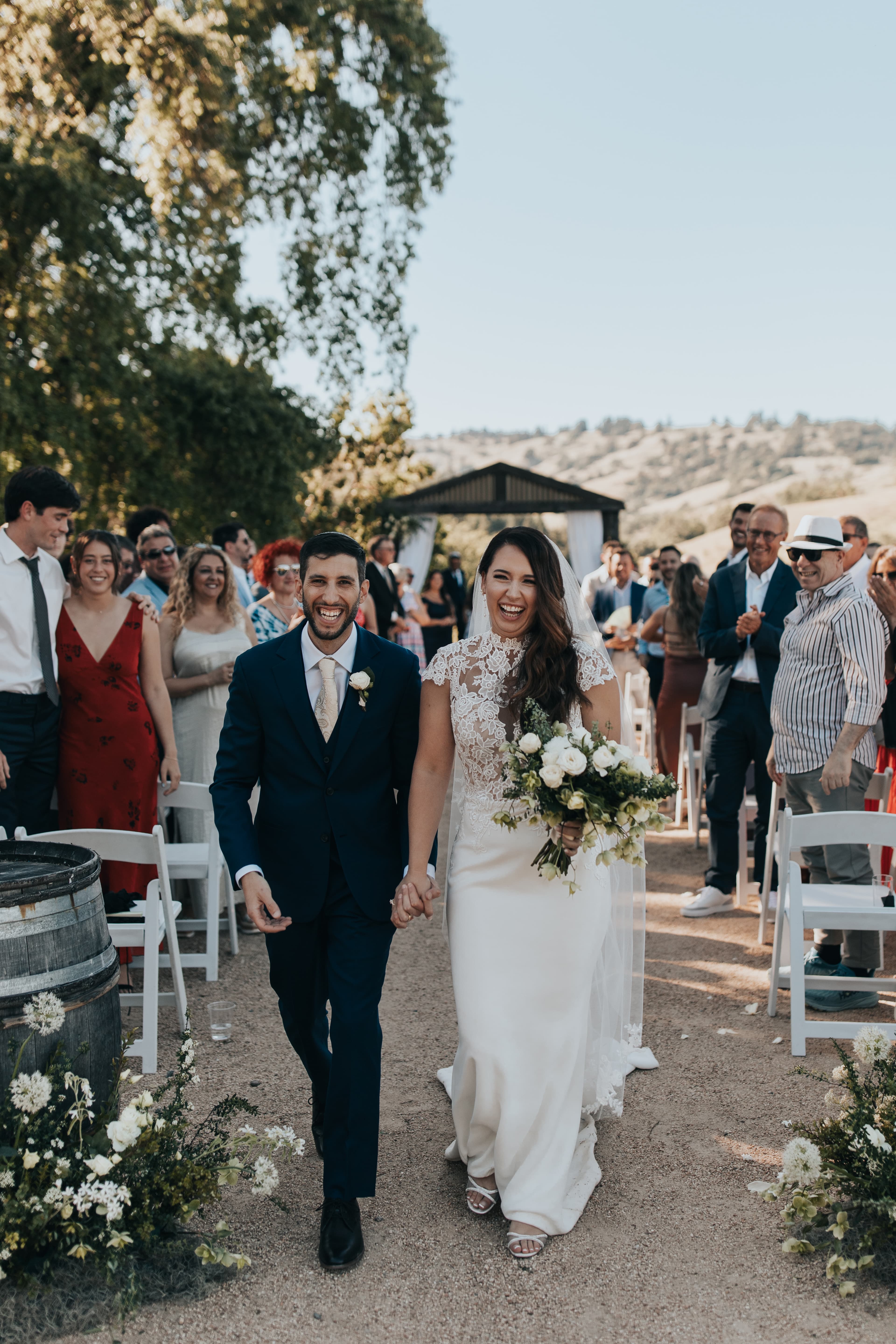 Walking down the aisle